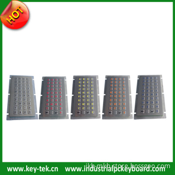 2014 Hot 40 Keys Vandal Proof Water Proof Stainless Steel DOT Matrix Metal Keypad for Industrial Purpose